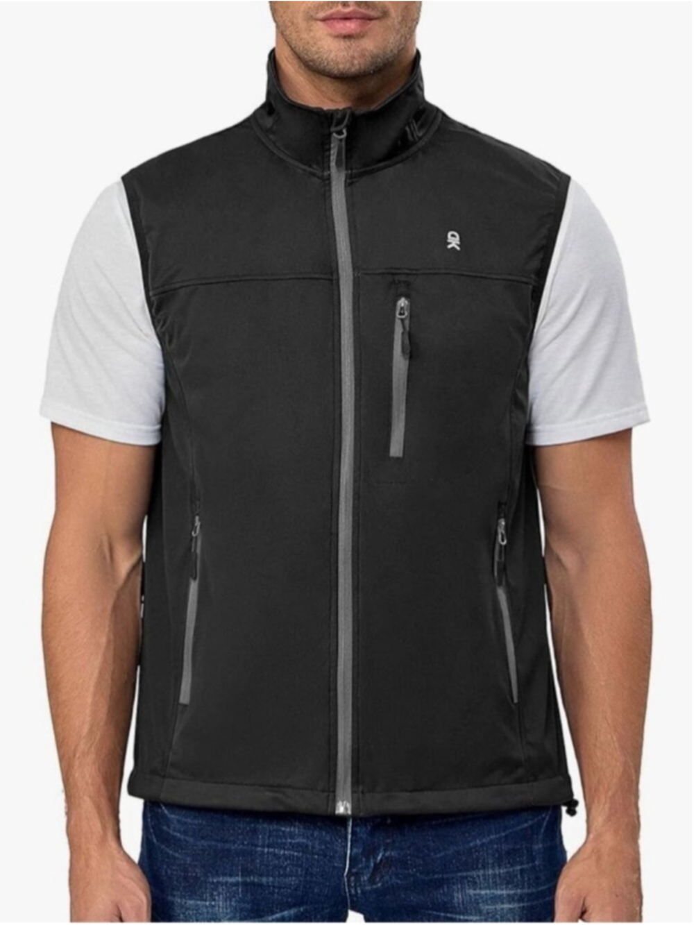 Little Donkey Andy Men's Lightweight Softshell Vest Black 3XL - 180